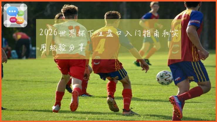 2026世界杯下注盘口入门指南和实用经验分享